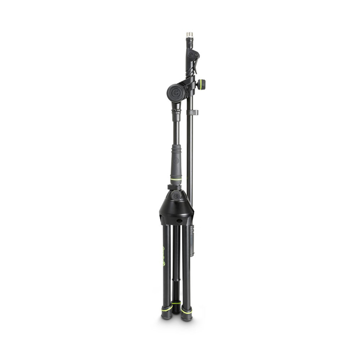 Microphone stand with telescopic boom